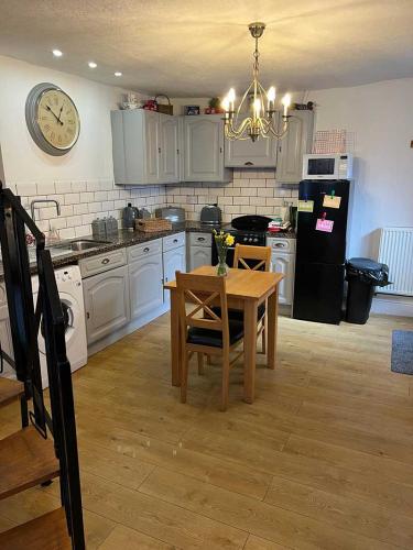 The Old Sorting Office kitchen and dining room area.